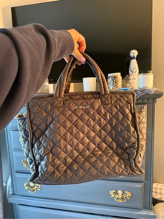 MZ Wallace Handbags - MZ Wallace Quilted Tote in Gray